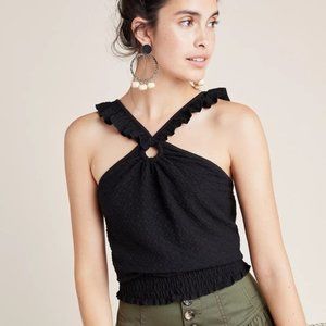 Anthropologie Marisol Ruffle Halter